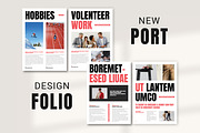 Resume Portfolio Brochure Template, a Magazine Template by PrintIdea (Thumbnail 4 of 5)