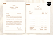 Bundle of Letterhead and Invoice, a Stationery Template by Creatif Foundry (Thumbnail 1 of 7)