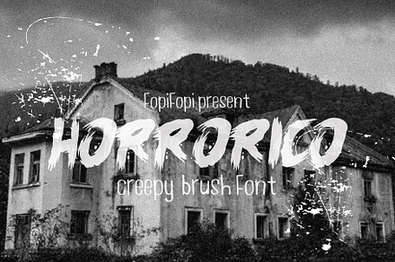HORRORICO font +BONUS