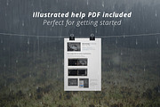Rain Overlay for Close-Ups, a Texture Graphic by FEINGOLD (Thumbnail 5 of 6)