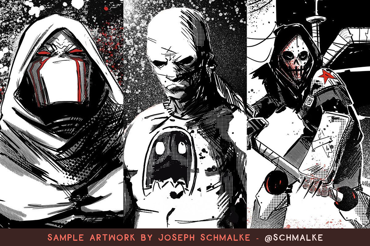 Procreate Half-tones, a Brush Add-On by Ben Lew Illustration (Photo 2 of 8)