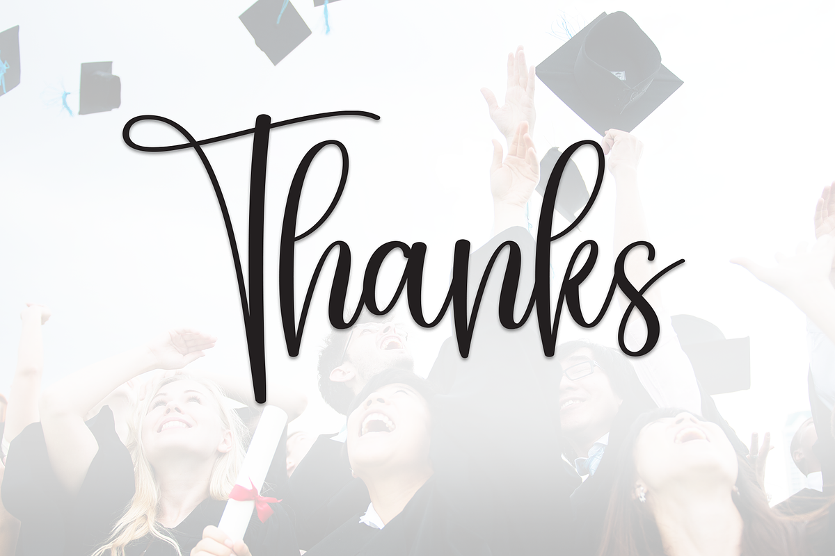 Graduation | Script Font, a Handwritten Font by Scratchones (Photo 9 of 9)