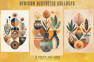 African Aesthetic Collages