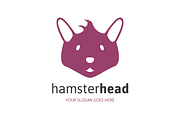 Hamster Head Logo, a Branding & Logo Template by MLJ studios (Thumbnail 1 of 3)