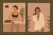 Holidays At Home Abstract Posters, a Decorative Illustration by Miracles Everywhere (Thumbnail 5 of 5)