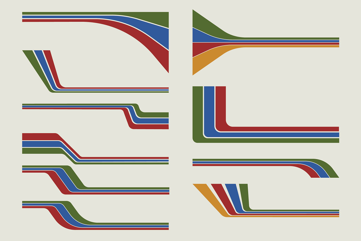70's Retro Stripes, an Object Graphic by Stellen Design (Photo 13 of 14)