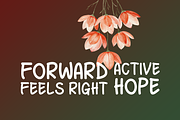 Positive Progress Typeface, a Handwritten Font by Seemly Fonts (Thumbnail 5 of 6)