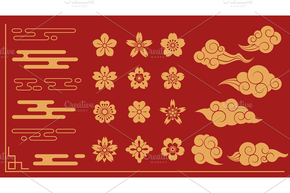 Traditional Asian ornamental, an Illustration by art PVP - market
