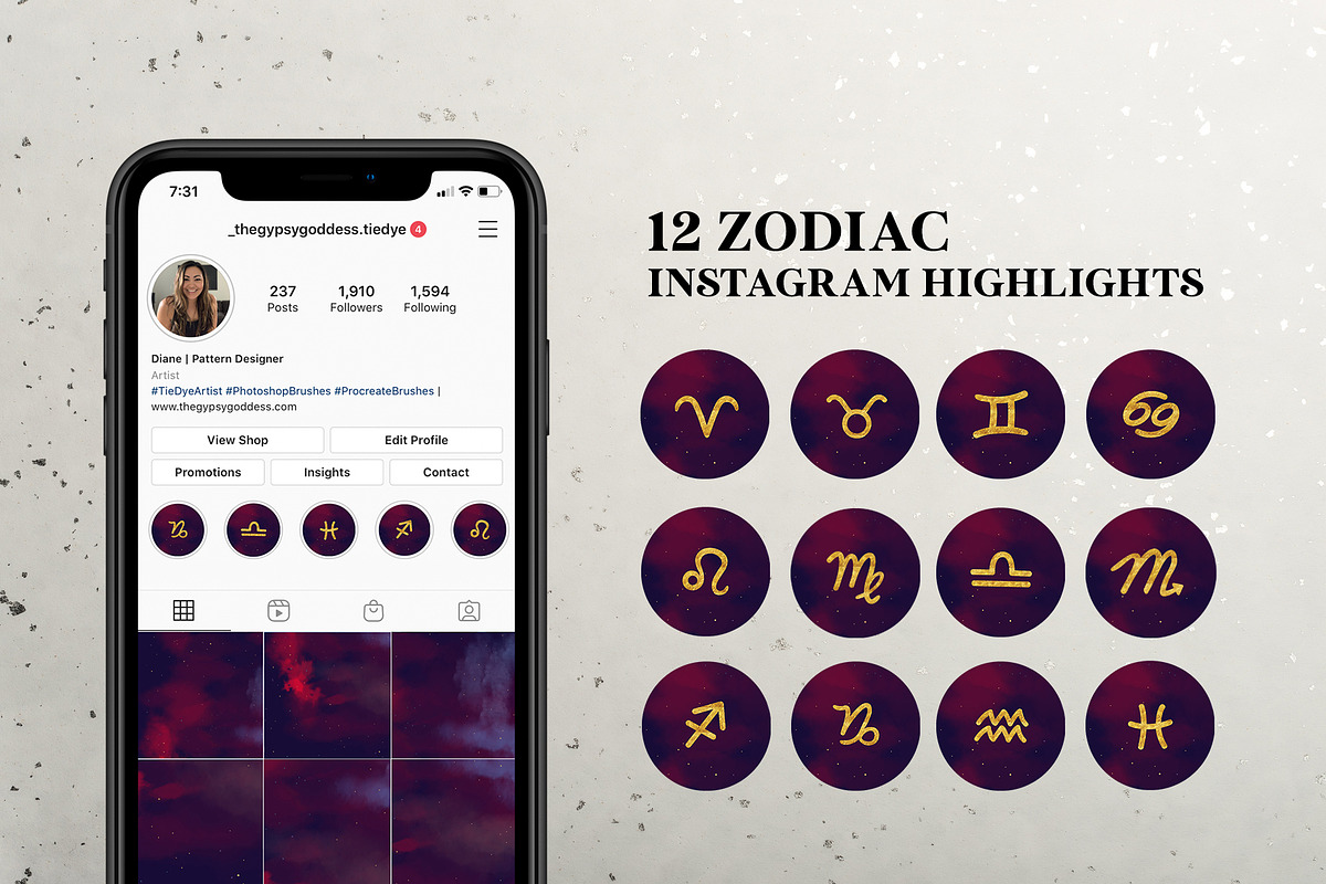 Astrology Vector Set & Birth Chart, an Illustration by The Gypsy Goddess (Photo 5 of 15)