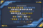Space Sparkle - Cyber Punk Font, a Font by PutraCetol Studio (Thumbnail 9 of 11)