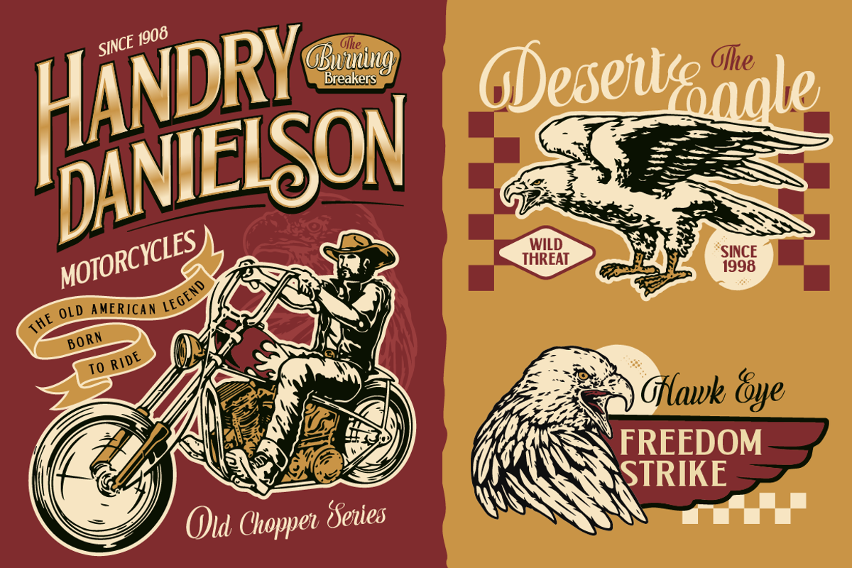 Burning Breakers -  Trio Fonts, a Script Font by Burntilldead (Photo 7 of 12)