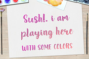 Tuesday Sush - Brush Script Font, a Script Font by Dasagani (Thumbnail 2 of 5)