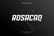 Rosacaq, a Font by garismantra (Thumbnail 1 of 4)