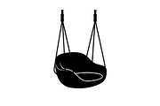 Hanging Egg Chair Silhouette Bundle, an Illustration by Designer_Momina (Thumbnail 2 of 51)