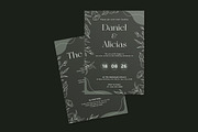 Leafy Suite Wedding Invitation, an Invitation Template by iDoodle Studio (Thumbnail 2 of 4)