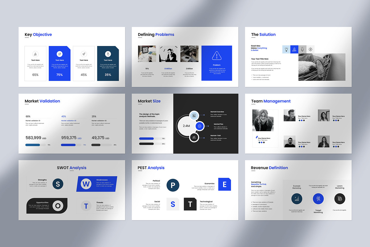 Minimal Presentation Template, a Presentation Template by Slide_Genius1 (Photo 6 of 7)