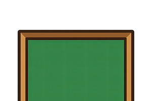 Back to school chalkboard isolated o, an Illustration by Dvoevnore photos