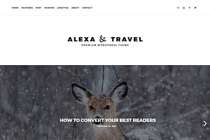 Alexa - Premium WordPress Blog Theme