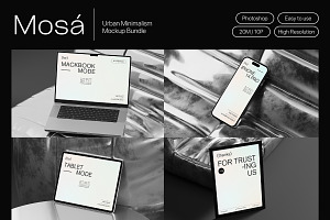 Mos - Urban Minimal Mockup Bundle