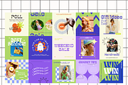 Funky Instagram Templates Bundle, a Social Media Template by Hell Yeah Designs (Thumbnail 9 of 13)