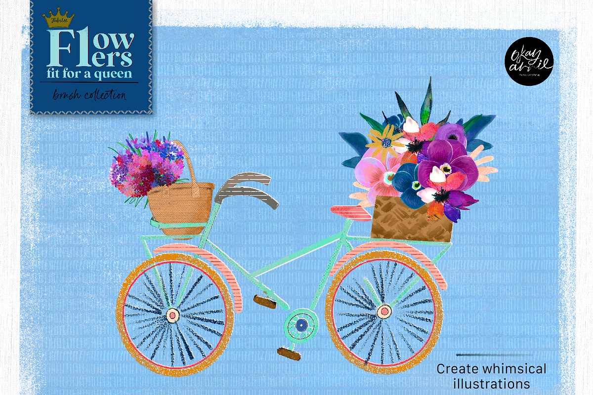 SALE: Jubilee Procreate Brushes, a Brush Add-On by OkayAnnie Designs (Photo 9 of 13)