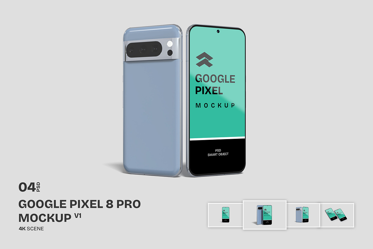 Google Pixel 8 Pro - Mockup, an Android Mockup by Rometheme Std (Photo 1 of 5)