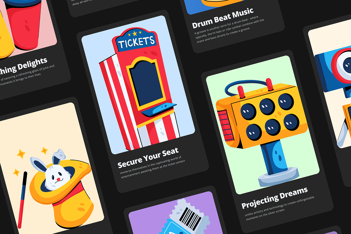 Theater and Cinema Icon Set, a Duotone Icon by Prosymbols (Photo 3 of 8)