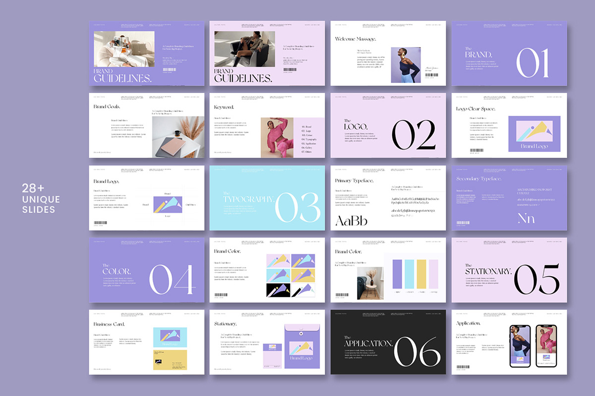 Brand Guidelines Template, a Presentation Template by UpSolution (Photo 5 of 8)