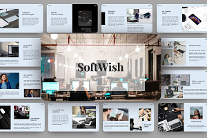 SOFTWISH Company Presentation Design