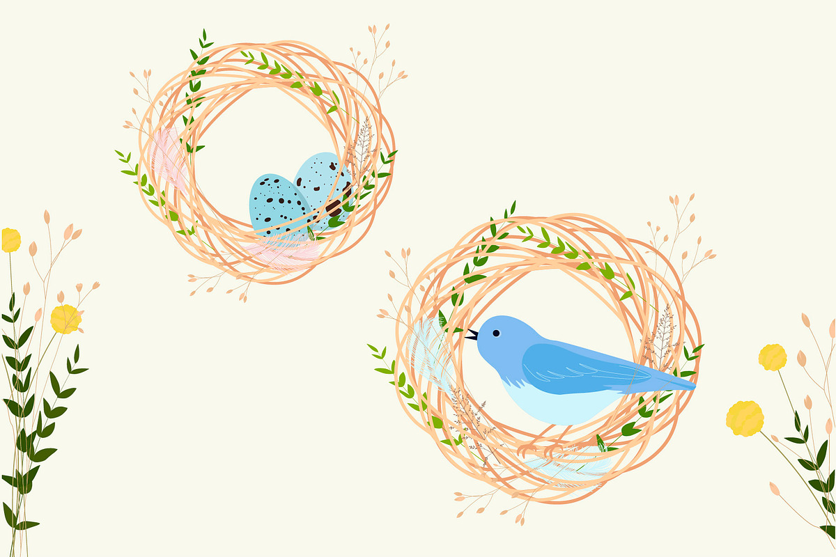 Happy Easter Spring, an Illustration by MariiaVasilenko (Photo 3 of 4)