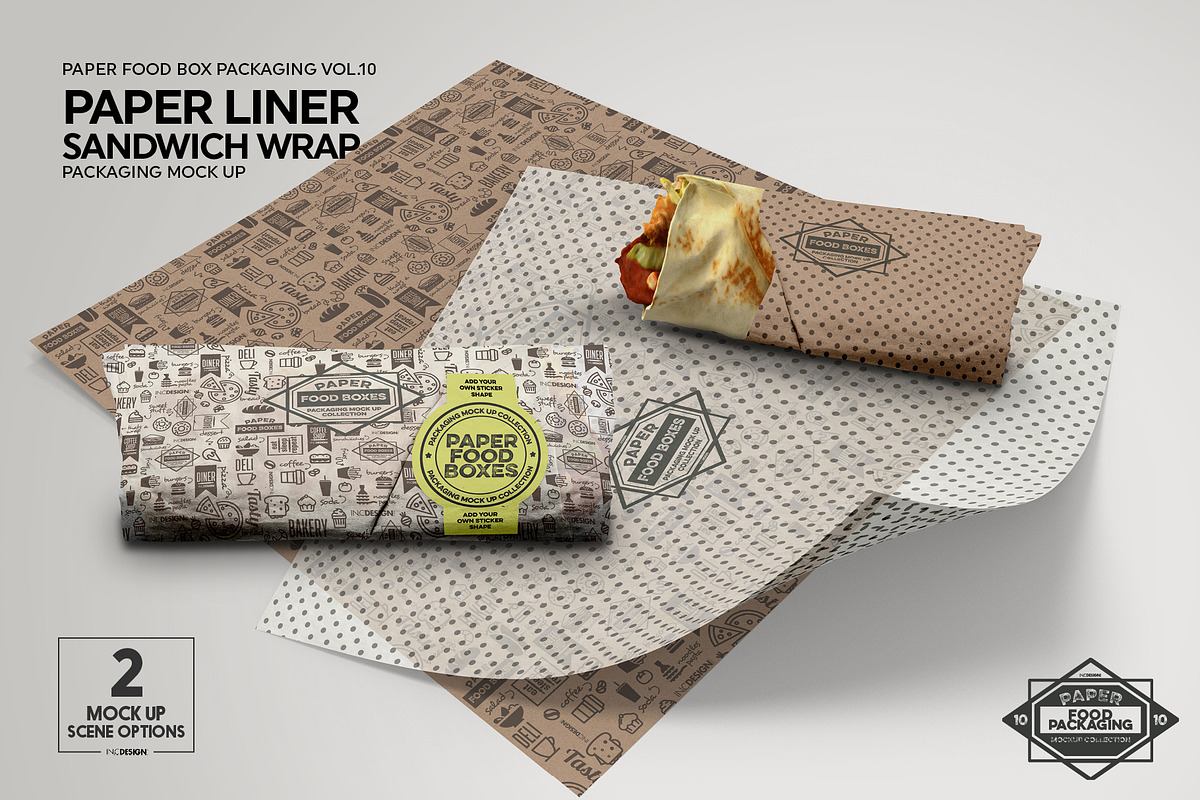 VOL.10 Food Box Packaging Mockups, a Product Mockup by INCDesign (Photo 3 of 22)