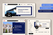 Real Estate Social Media Kit, a Social Media Template by prajapixels (Thumbnail 4 of 6)