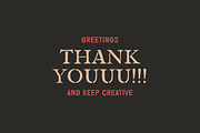Gripstone Stencil - Vintage Font Duo, a Sans Serif Font by Martype Co (Thumbnail 9 of 9)