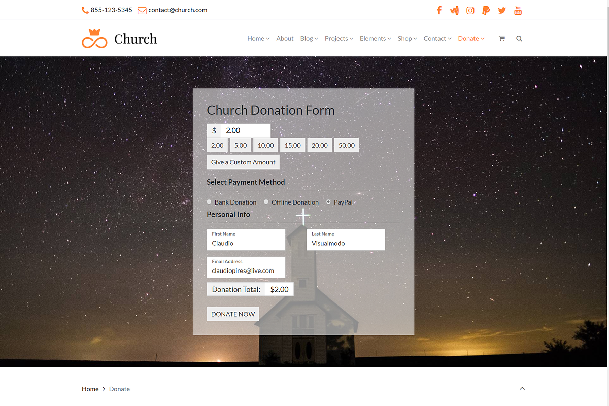 Church Religious WordPress Theme, a WordPress Template by Visualmodo (Photo 18 of 31)