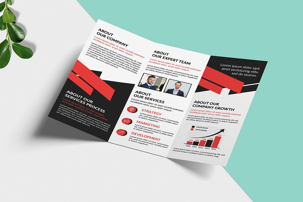 Business Trifold Brochure Template, a Brochure Template by Template Shop (Photo 2 of 4)