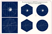 Vintage Space vector illustrations, an Education Illustration by Mr Vintage (Thumbnail 12 of 13)