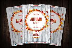 Autumn Party Flyer Template
