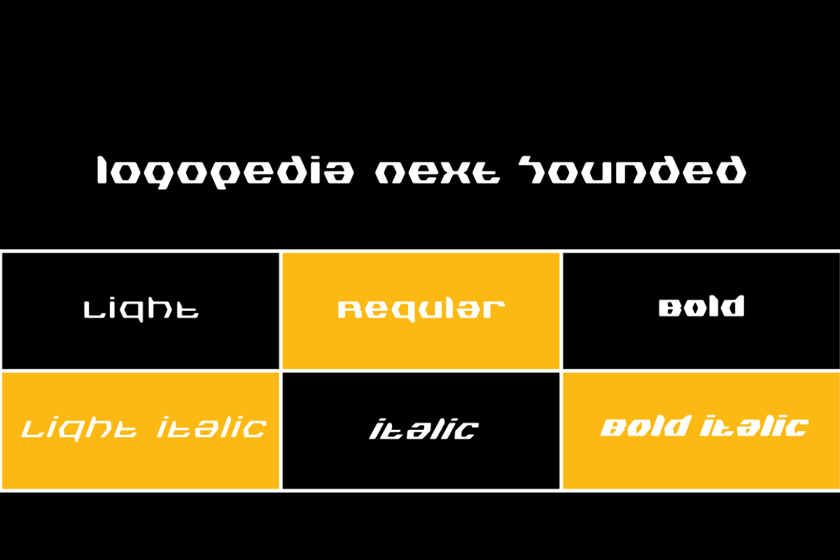Logopedia Next Rounded, a Font by BULENT YUKSEL (Photo 3 of 11)