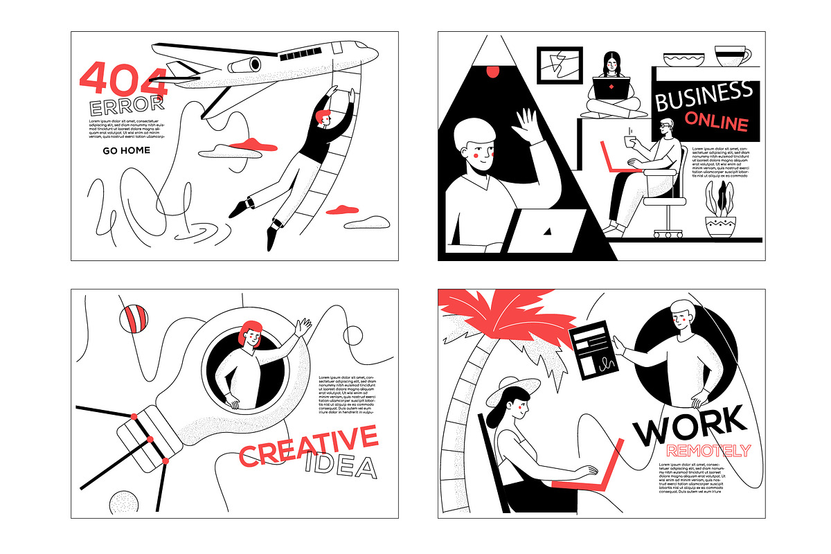 Lines & Shapes Illustrations, an iPhone Mockup by Boyko Pictures (Photo 7 of 12)