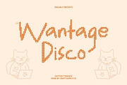 CS Wantage Disco, a Handwritten Font by Craft Supply Co. (Thumbnail 1 of 8)