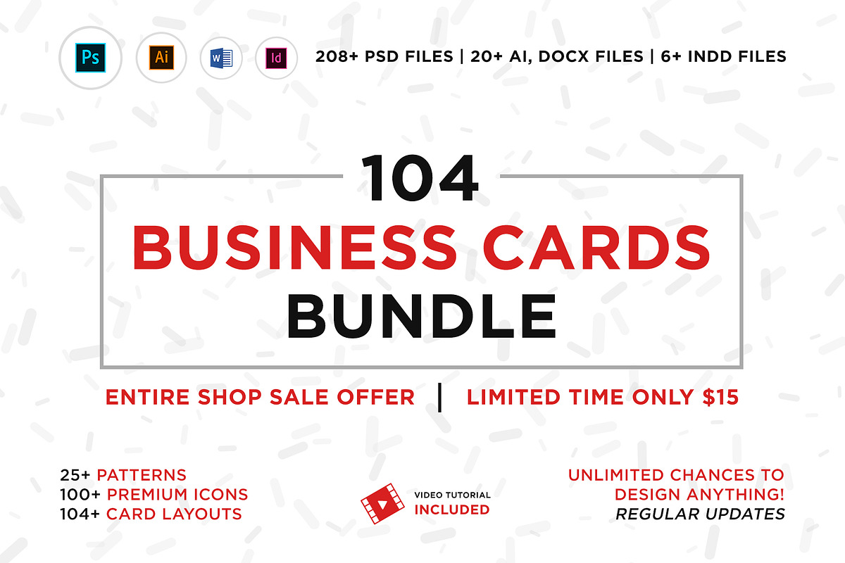 104 Business Cards Bundle (ON SALE), a Business Card Template by Galaxiya (Photo 1 of 7)