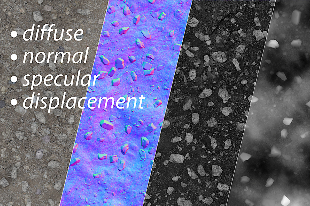 Pebble stones texture set, a Textures & Material 3D Model by happy brush (Photo 2 of 2)