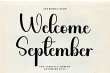 Welcome September