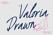 CS Valoria Drawn, a Script Font by Craft Supply Co. (Thumbnail 1 of 8)