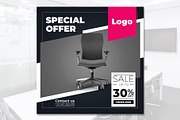 Instagram Posts Furniture Template, a Social Media Template by rogeriomarcos (Thumbnail 2 of 7)