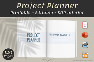 Project Planner Template, Tasks Plan, a Print Template by POC Digital