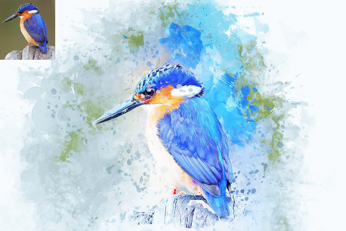 Animal Digital Painting Photo Effect, an Action Add-On by MRI STUDIO (Photo 5 of 12)