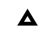 20 Black Triangle Geometric Icons, a Graphic by Gfx_Store (Thumbnail 3 of 10)