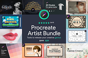 Procreate Artist Bundle, a Brush Add-On by Delightful Design (Thumbnail 1 of 15)