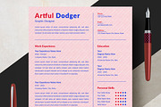 Professional Resume Template Layout, a Resume Template by ResumeInventor (Thumbnail 1 of 5)